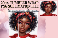 SERENE NIGHTS 20oz TUMBLER WRAP, 3D Heart Product Image 1