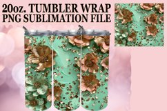 Glamorous Leopard Pattern Tumbler Wrap: Sublimation - 20oz Product Image 1