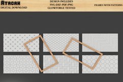 Frames Laser Set, Patterned Frame Round Square Frame Shiplap Product Image 2