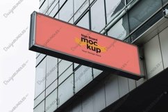 Wall Mounted Sign on Building Mockup Product Image 1