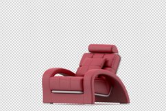 Isometric Arm Chair 3D isolated render Product Image 1