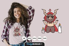 Cute Satan for T-Shirt Design Product Image 1