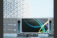 5 set Curved abstract design with the background concept Product Image 1