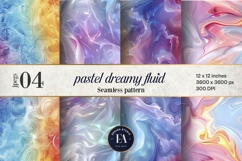 3d Pastel Dreamy Fluid pattern | Magical Patel pattern Product Image 1