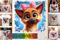 Cozy TSHIRT Designs Ideas PNG, 3D Dog Product Image 1