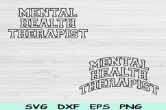 Mental Health Therapist Svg Cut Files, Therapist Png Files Product Image 1