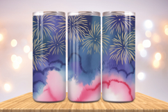 Festive Happy New Year Tumbler Wrap 2026: 20oz Skinny Tumble Product Image 1