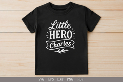 Little Hero Charles - SVG Personalized Name Design for Gifts Product Image 4