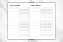 Annual Multi-Habit Tracker 1 | Numbered Daily Circles Product Image 3