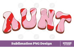 aunt Png Retro Retro Mother&#039;s Day Mom Sublimation Product Image 1