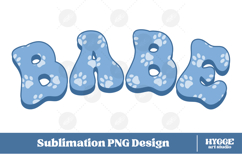 American Babe 4th of July USA Cat Dog Paw DTF Sublimation Product Image 1