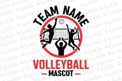 Team Name Volleyball SVG | SVG Cut files | Cricut Product Image 1
