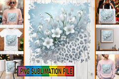 Elegant Tote Bag Ideas PNG, Leopard Prints Product Image 1
