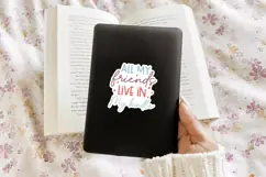 Kindle Lover - Reading Quote SVG | All My Friends Product Image 4