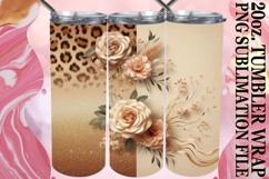 Radiant Adventures 20oz tumbler wrap, Leopard Prints Product Image 1