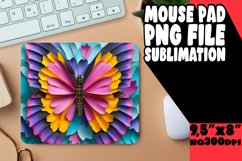 Spring Fling 3D Mouse Pad - Colorful Butterflies Product Image 1