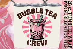 WHIMSICAL SUBLIMATION 20oz TUMBLER WRAP, Retro Food Product Image 1