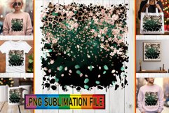 Sparkling Leopard &amp; Sublimation Floral Fantasy Patterns PNG Product Image 1