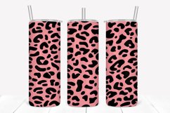 Blossom Leopard Pattern 20oz Skinny Tumbler Sublimation Product Image 1