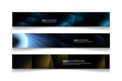 Modern web banner background. abstract vector template Product Image 1