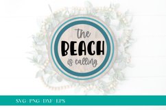 The Beach is Calling SVG, Beach House SVG, Glowforge SVG Product Image 1