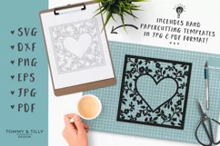 Blank Heart Wedding Frame - SVG EPS DXF PNG PDF JPG Cut File Product Image 6