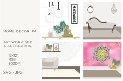 feng shui home boho style apartment, room home decor svg set Product Image 1