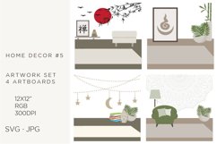 feng shui home boho style apartment, room home decor svg set Product Image 1