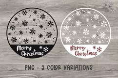 Round sign svg Christmas door signs svg Christmas sign svg Product Image 2