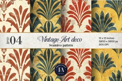 Vintage Art Deco Pattern | Retro Geometric Design Product Image 1