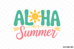 Aloha Summer svg | Summer Svg | Svg Cut Files Product Image 1