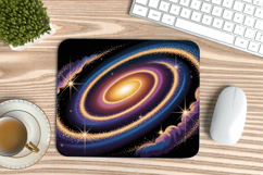 Happy New Year PNG Mouse Pad,Festive New Year's Eve 2026 PNG Product Image 1