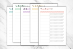 Annual Multi-Habit Tracker 2 | Numbered Daily Circles Product Image 3