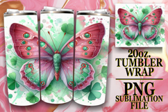 Uplifting Moments 20oz tumbler wrap, Butterfly Product Image 1