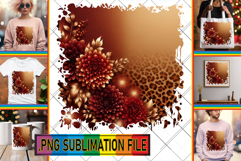 Vibrant TOTE BAG Art Ideas PNG, Leopard Prints Product Image 1