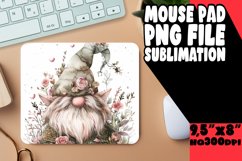 Spring Delight Gnome Sublimation Mouse Pads Product Image 1