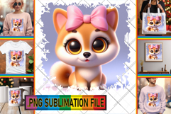 Joyful TSHIRT Gift Magic PNG, 3D Dog Product Image 1