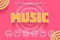 Pink music - editable text effect, font style Product Image 1
