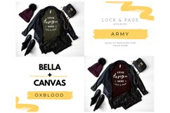 Bella Canvas 3001 Autumn Fall Winter TShirt Mockup Bundle Product Image 3