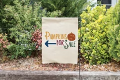 Pumpkins for Sale SVG Cut File - Fall Farmhouse SVG PNG DXF Product Image 4