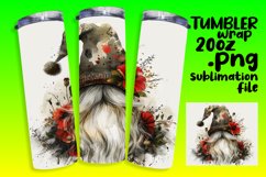 Tranquil Watercolor Gnome 20oz Tumbler Art Product Image 1