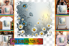 VIBRANT TSHIRT DESIGN PNG Sublimation, Leopard Prints Product Image 1