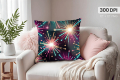 Happy New Year PNG Pillow, Festive New Year's Eve 2026 PNG Product Image 1