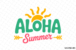 Aloha Summer svg | Summer Svg | Svg Cut Files Product Image 1
