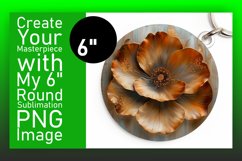 Enchanted Spring: 3D Floral Round Designs PNG Product Image 1