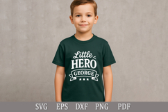 Little Hero George - SVG Personalized Name Design for Gifts Product Image 5