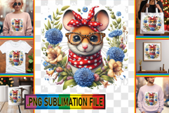 Elegant PNG Designs for TSHIRTS, Cute Animals Product Image 1
