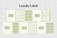 Laundry Labels Printable Home Organization Labels Product Image 2