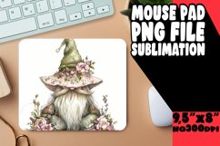 Whimsical Gnome Mouse Pad - Spring Edition Product Image 1