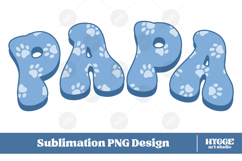American Papa 4th of July USA Cat Dog Paw DTF Sublimation Product Image 1